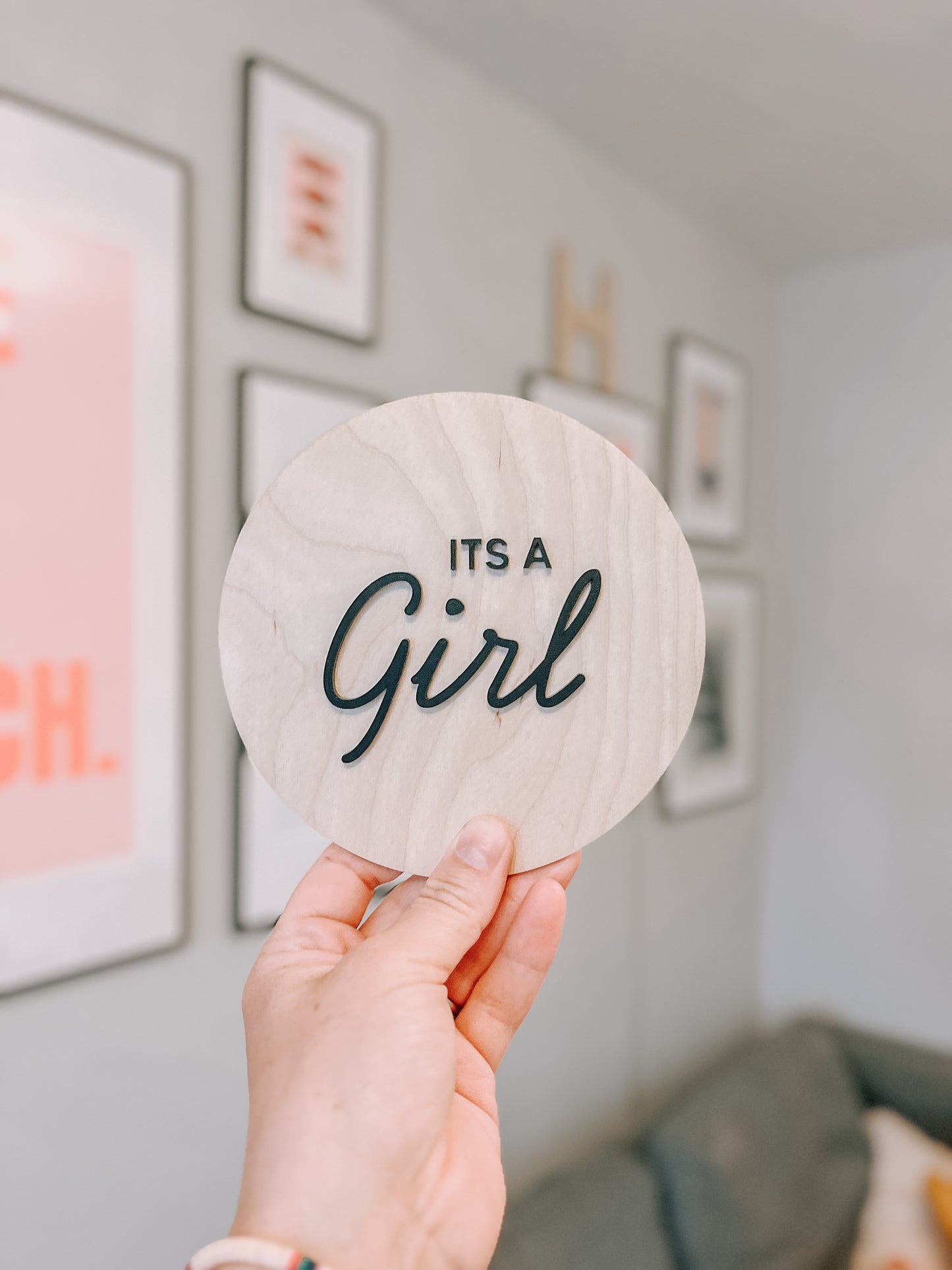 It's a Boy or Girl Reversible Plaque