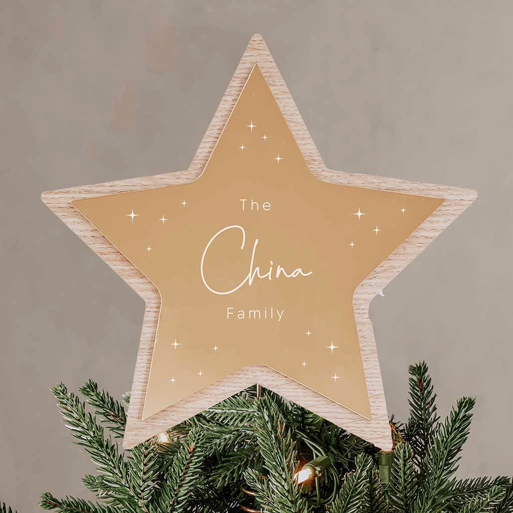 Mirrored Christmas Tree Star
