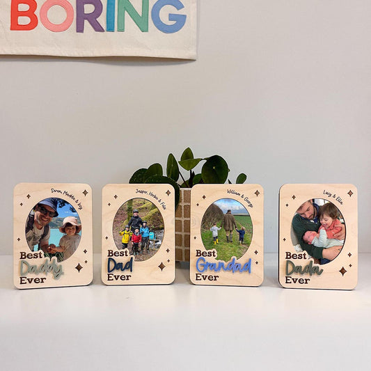 Best Dad Ever Personalised Father's Day Frame