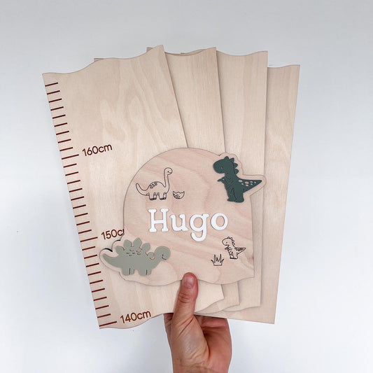 Personalised Height Chart - Dinosaur