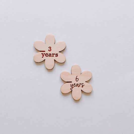 Growth Chart Markers  - Flower