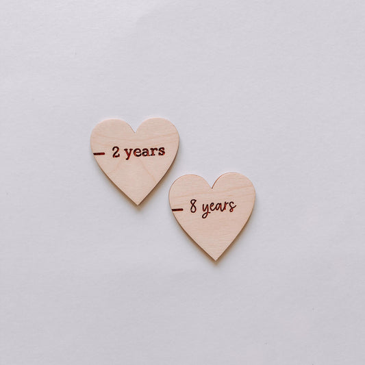 Growth Chart Markers -  Heart