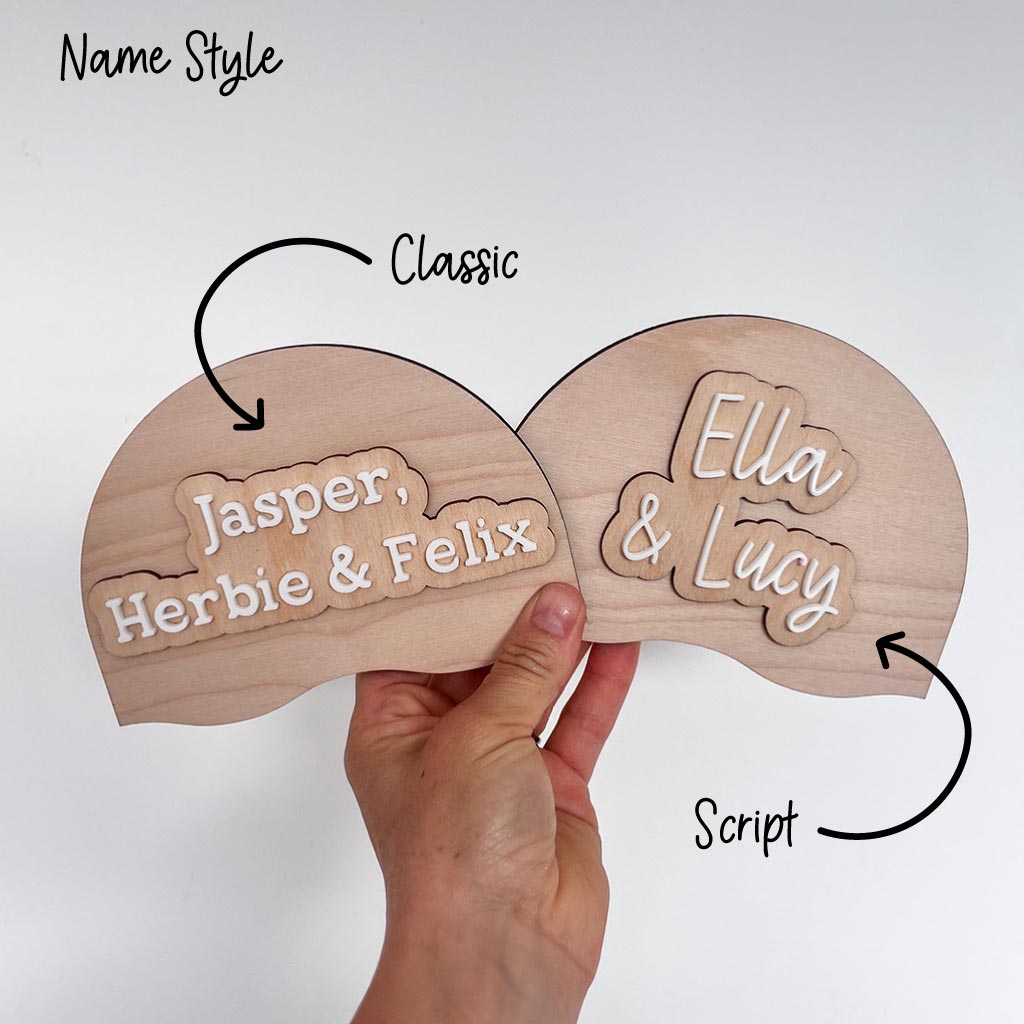 Personalised Height Chart - Name