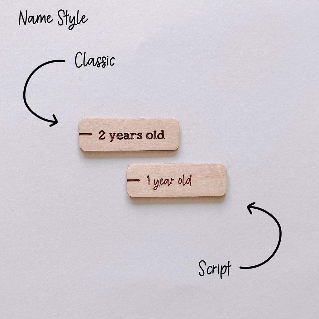 Growth Chart Markers - Rectangle