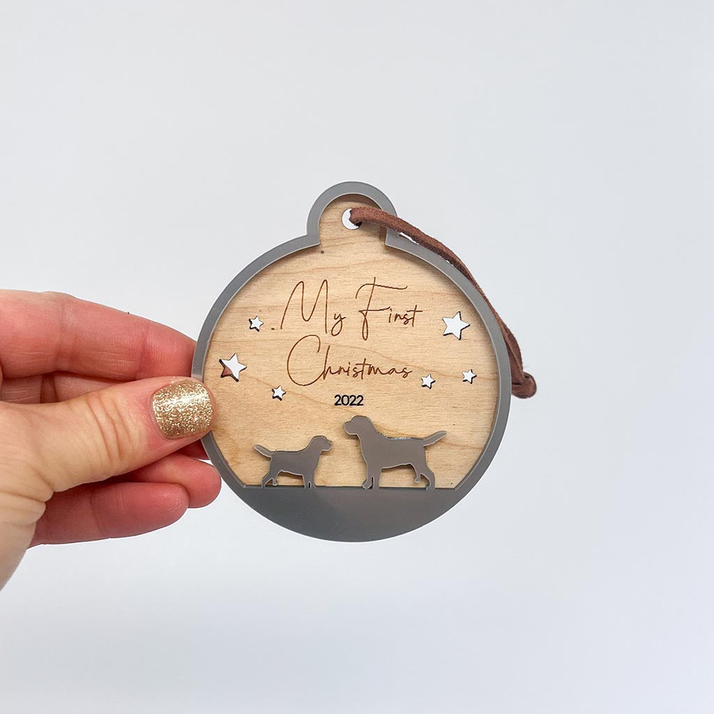 My First Christmas 2022 Bauble