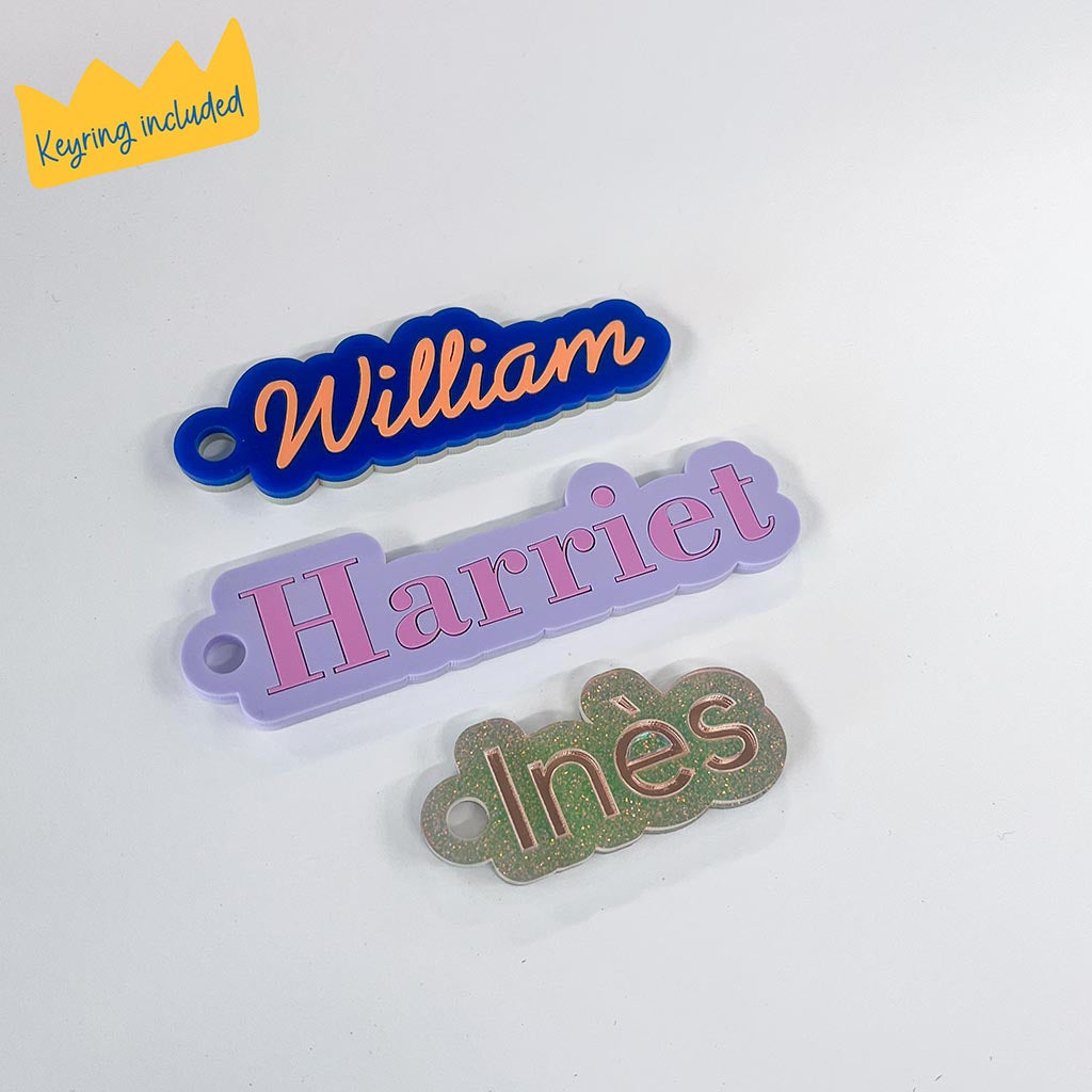 Triple Layered Keyrings