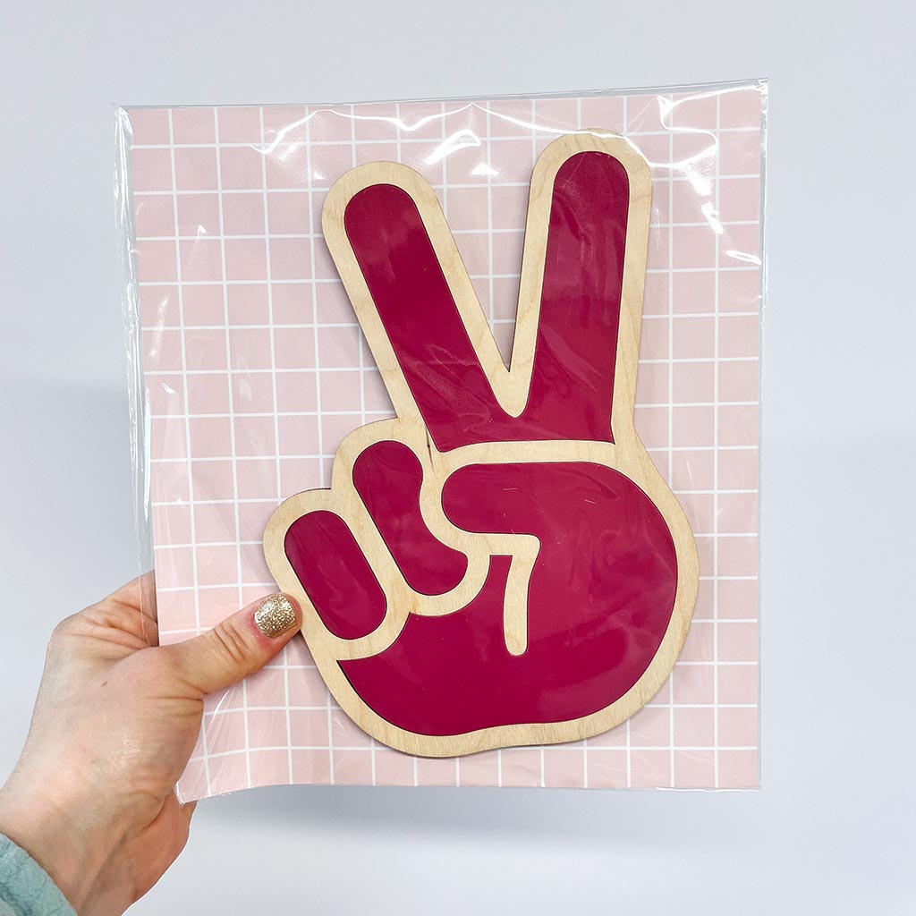 Peace Hand Large Wall Decor