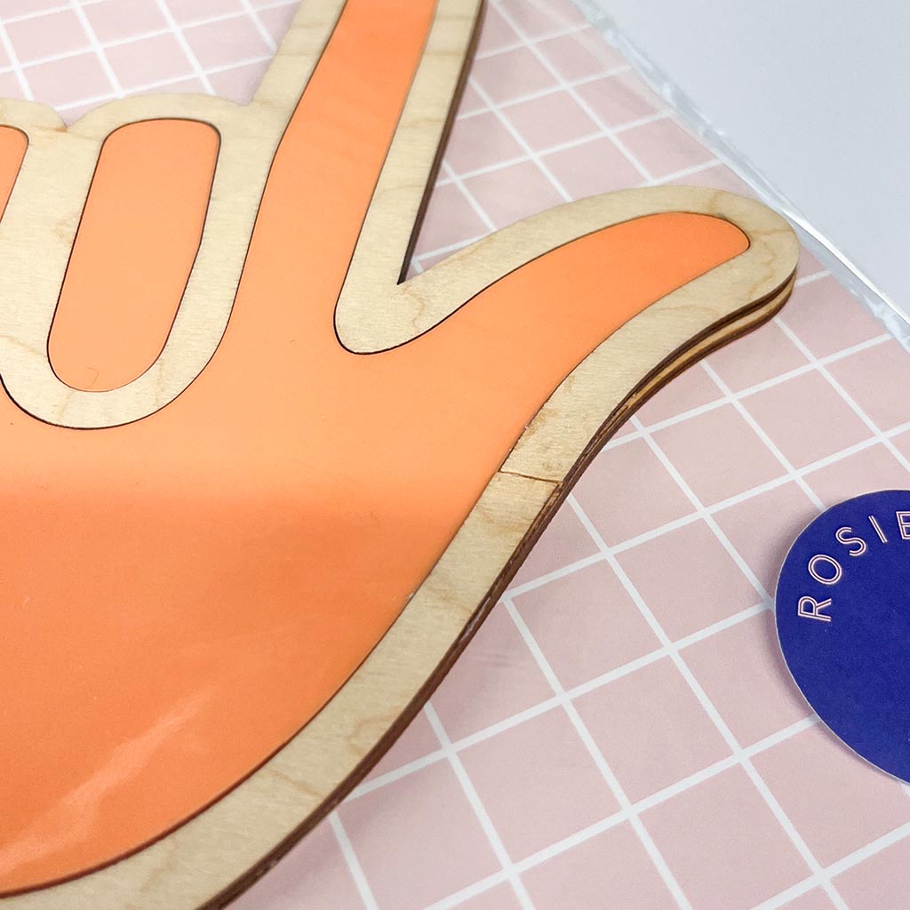 Rock on Hand Large Wall Decor