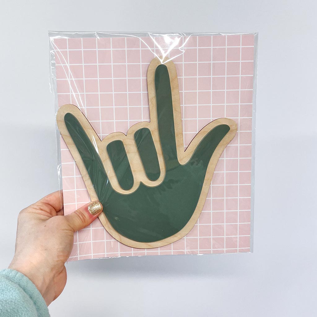 Rock on Hand Large Wall Decor