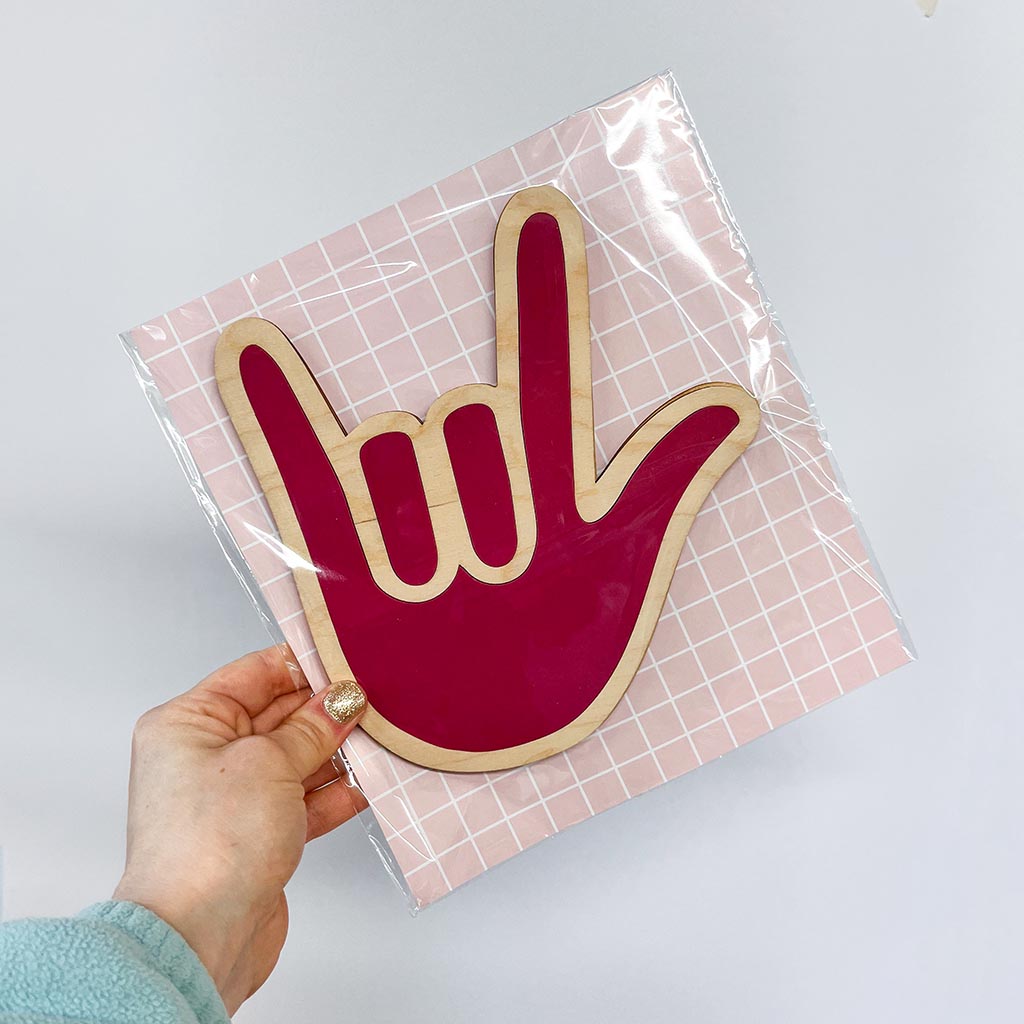 Rock on Hand Large Wall Decor