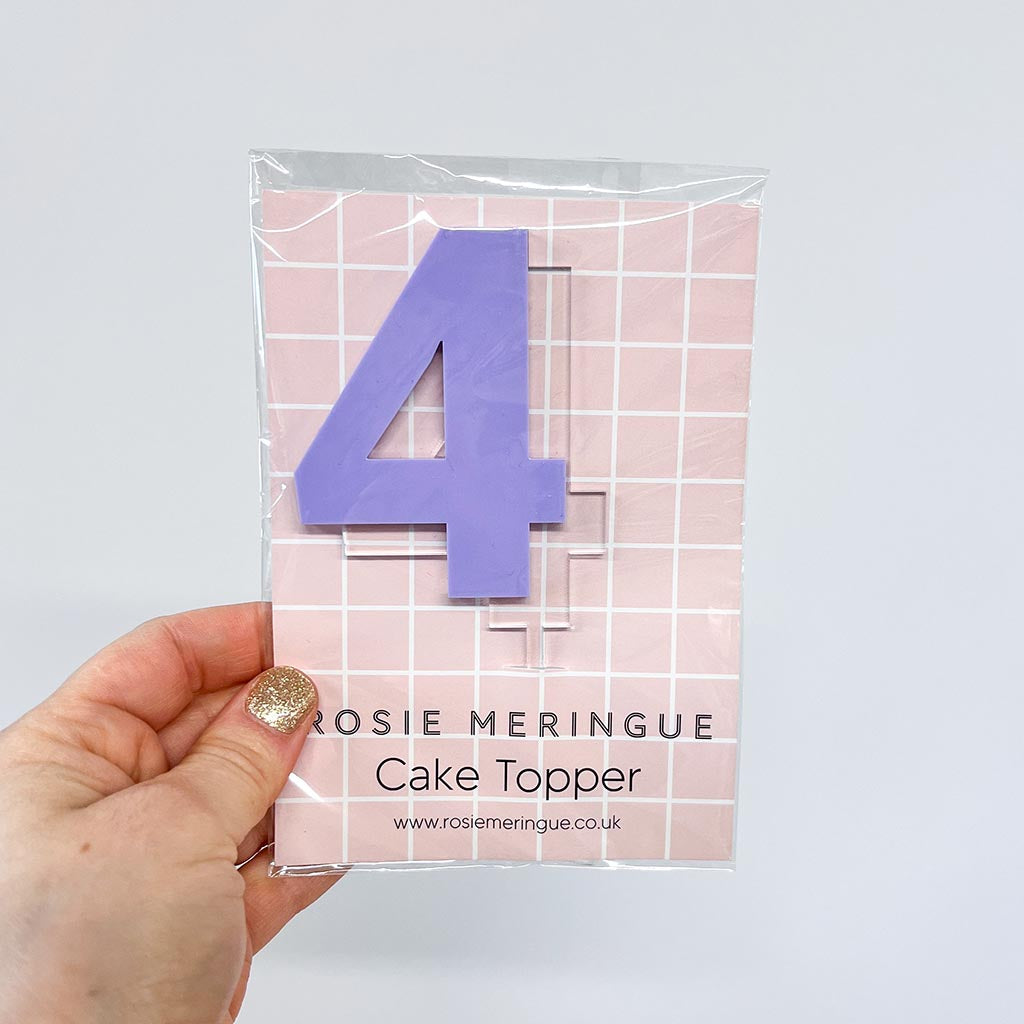 4 Cake Topper
