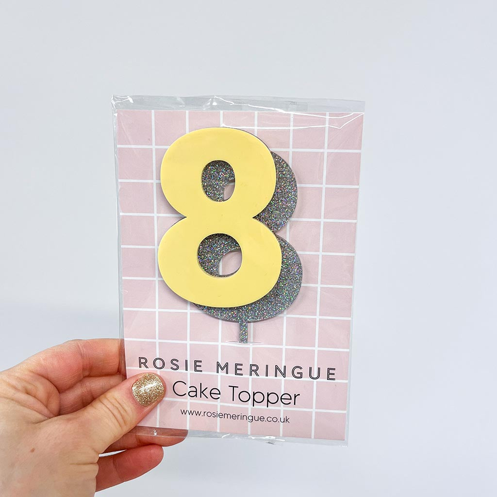 8 Cake Topper