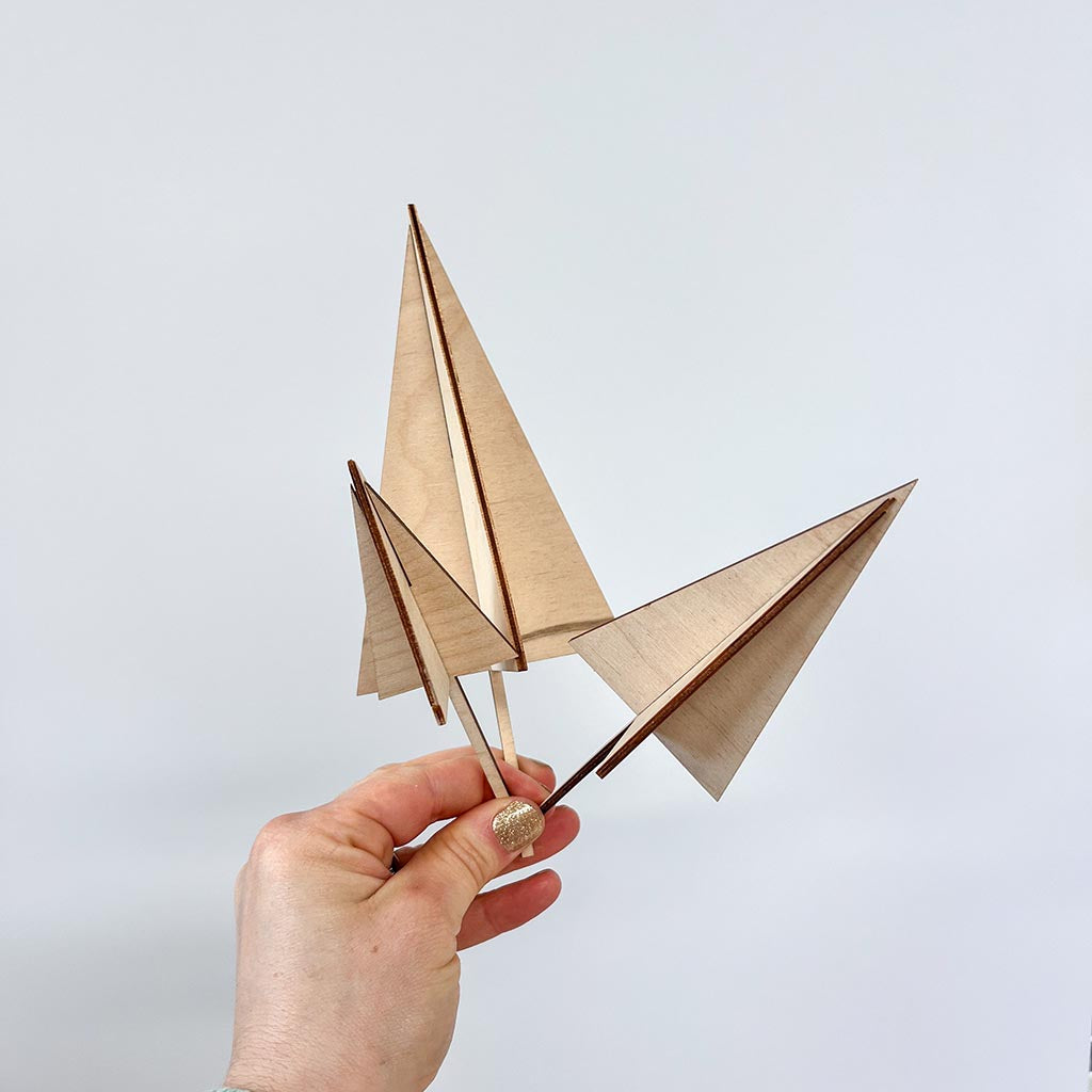 3 Trees Christmas Cake Topper