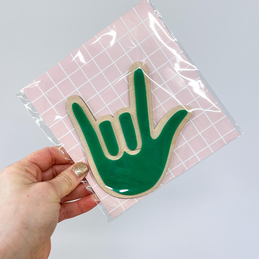 Rock on Hand Wall Decor