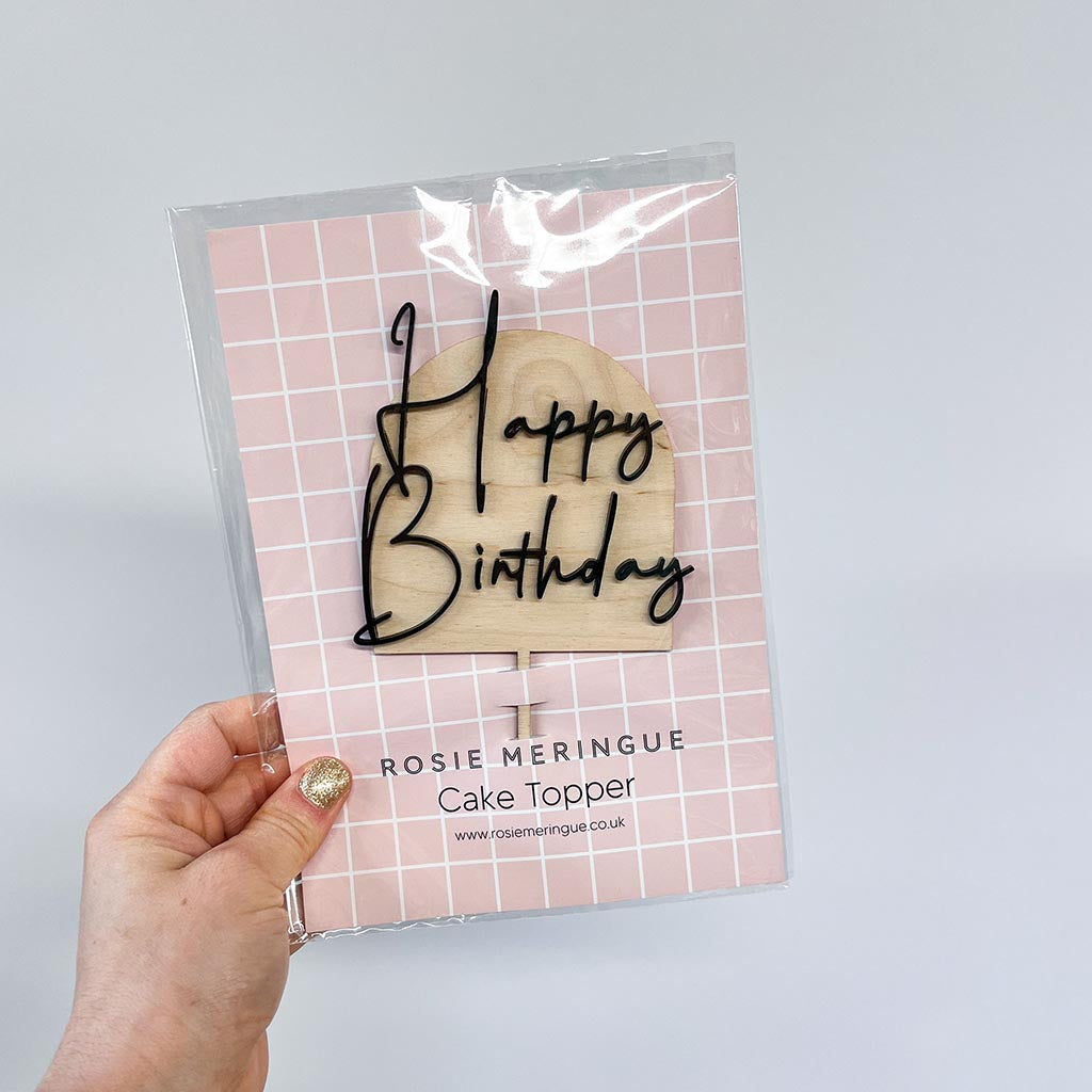 Happy Birthday Cake Topper