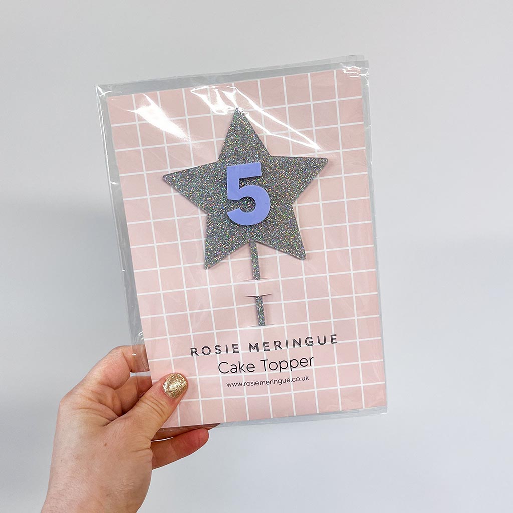 5 Star Cake Topper