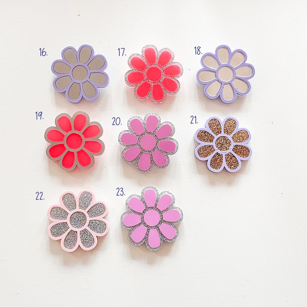 Birthday Badges Flower