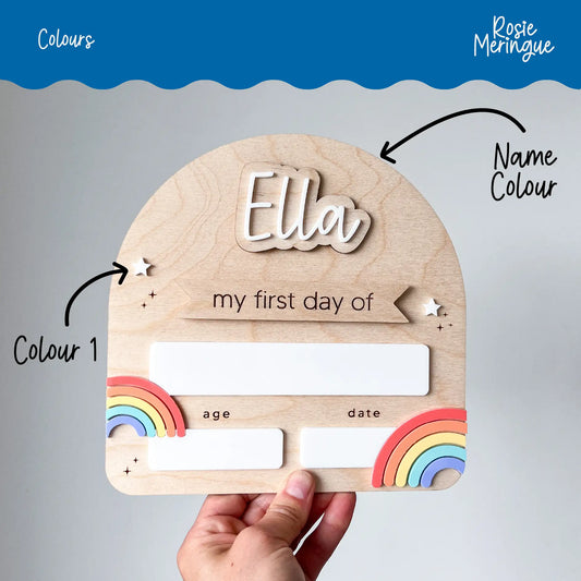 Back to School Boards - Rainbow