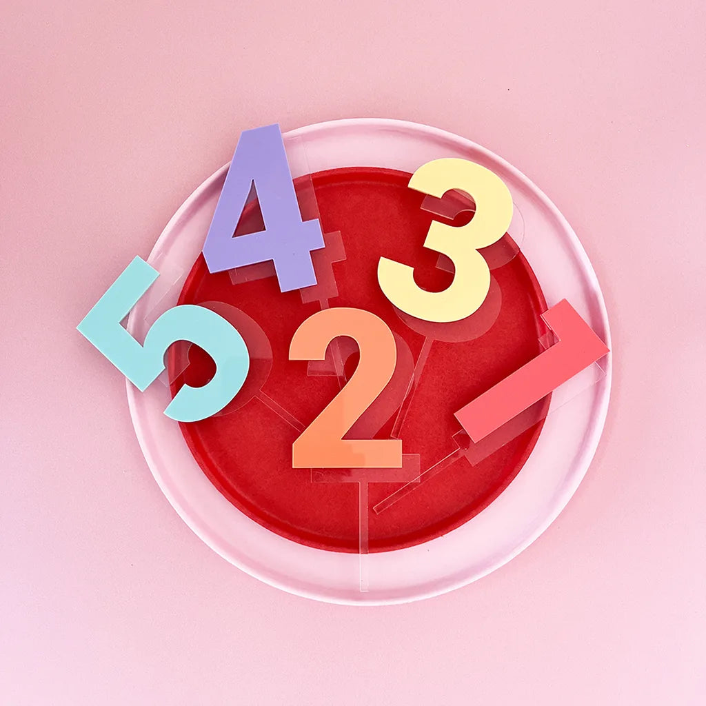 Number Cake Topper