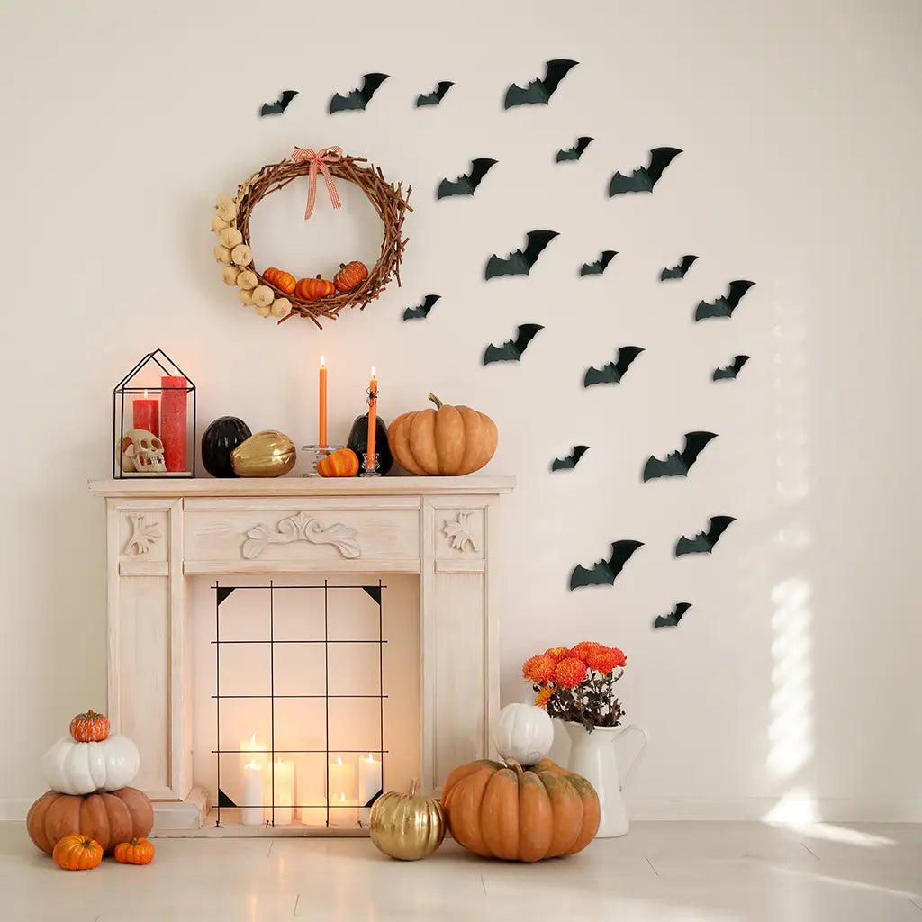 Paper Bat Wall Decorations
