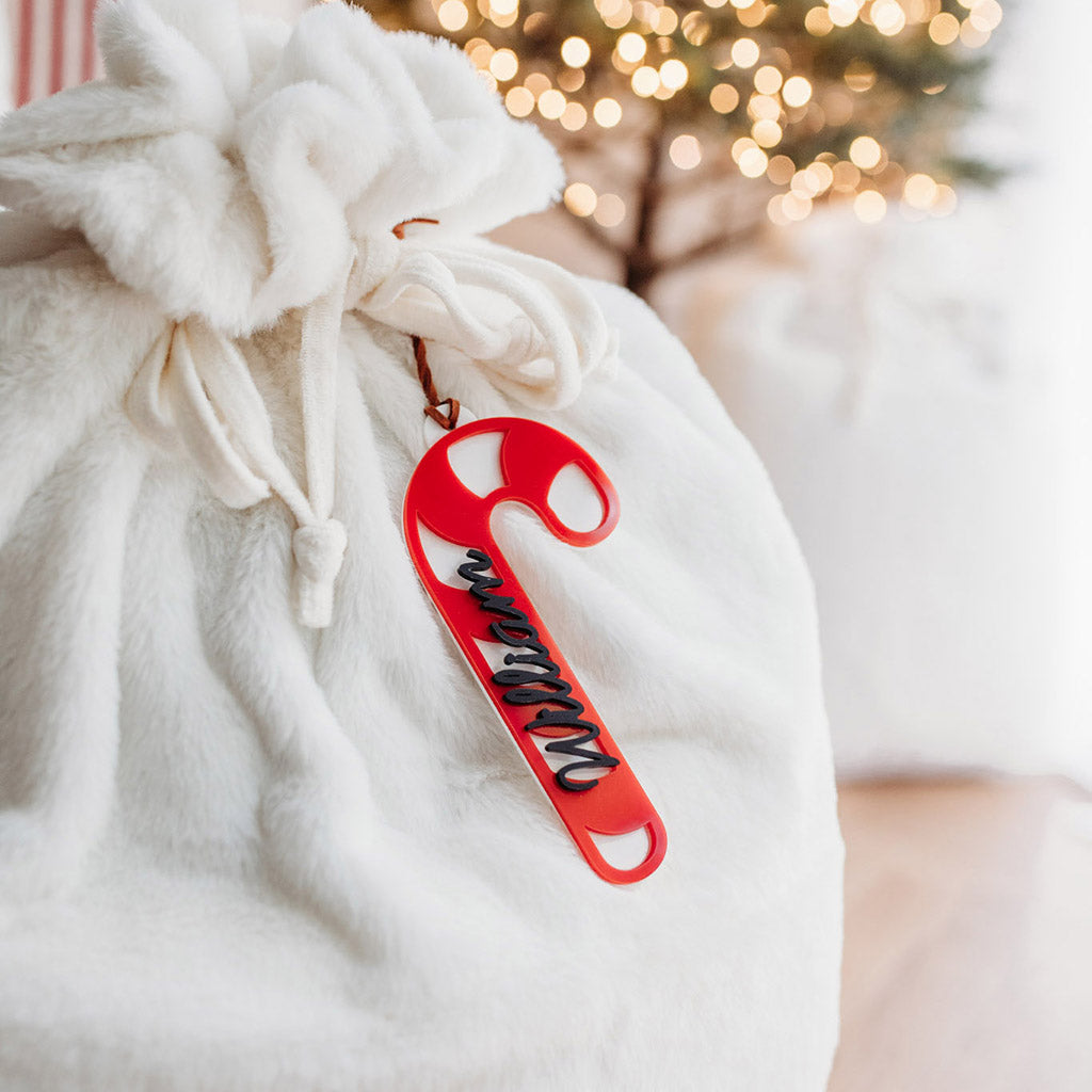 Candy Cane Personalised Name Bauble