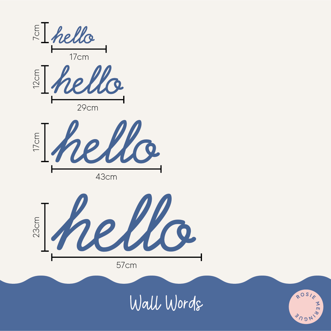 Hello Wall Sign