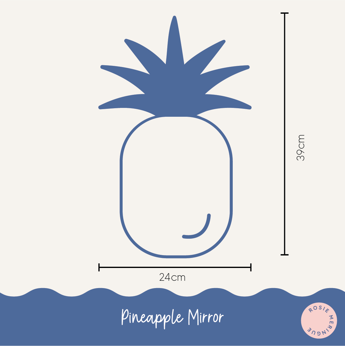 Pineapple Mirror