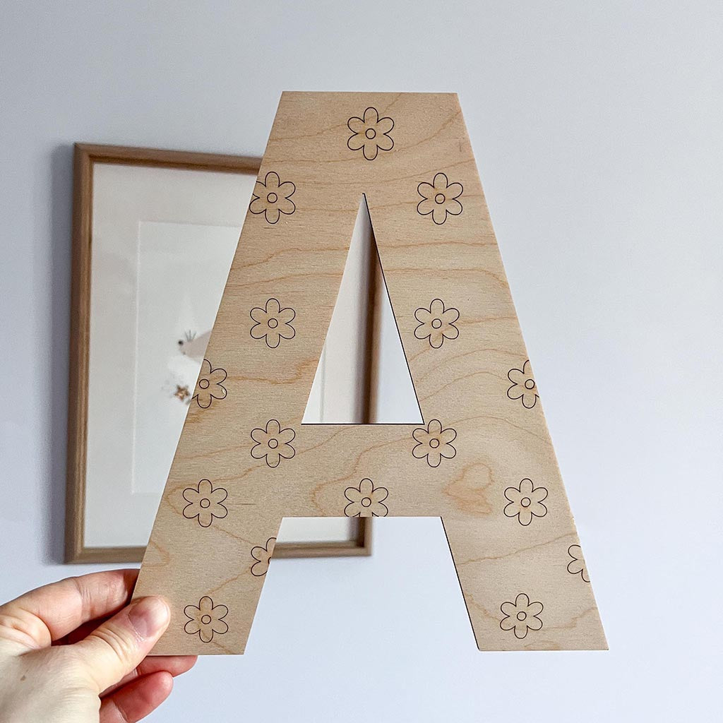 Decorative Wooden Wiggle Letters