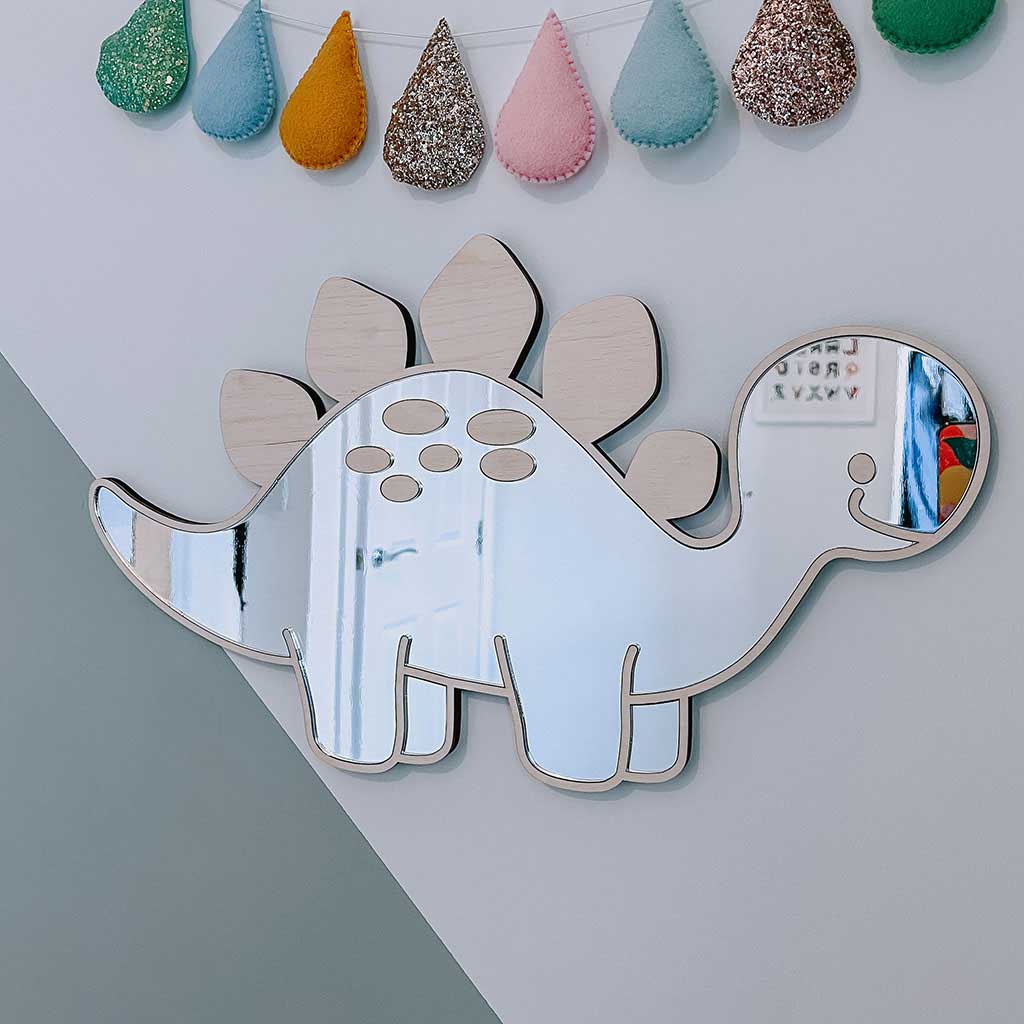 dinosaur mirror kids room decor