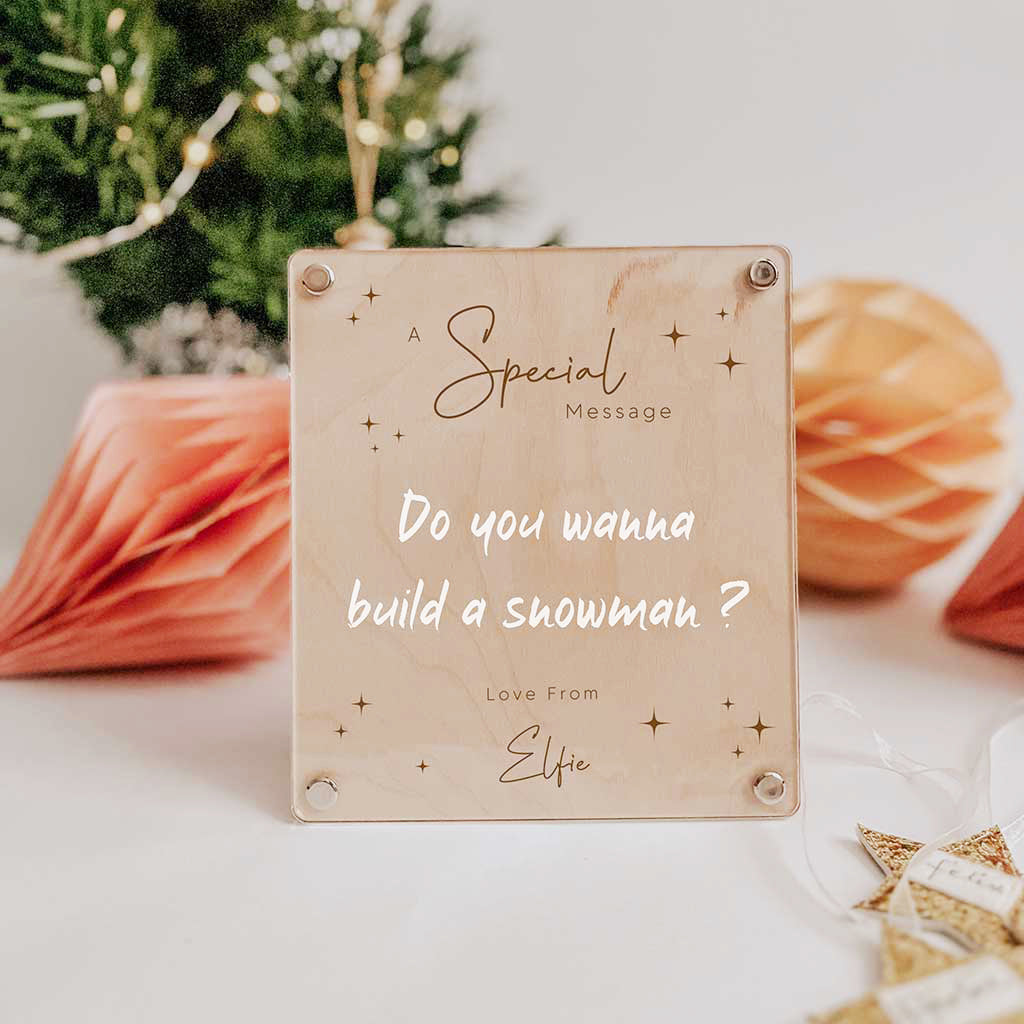 Elf On The Shelf Special Message Board