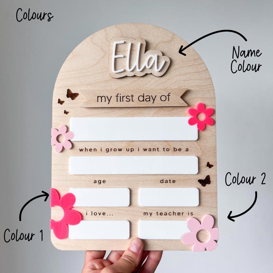 Back to School Boards - Flowers