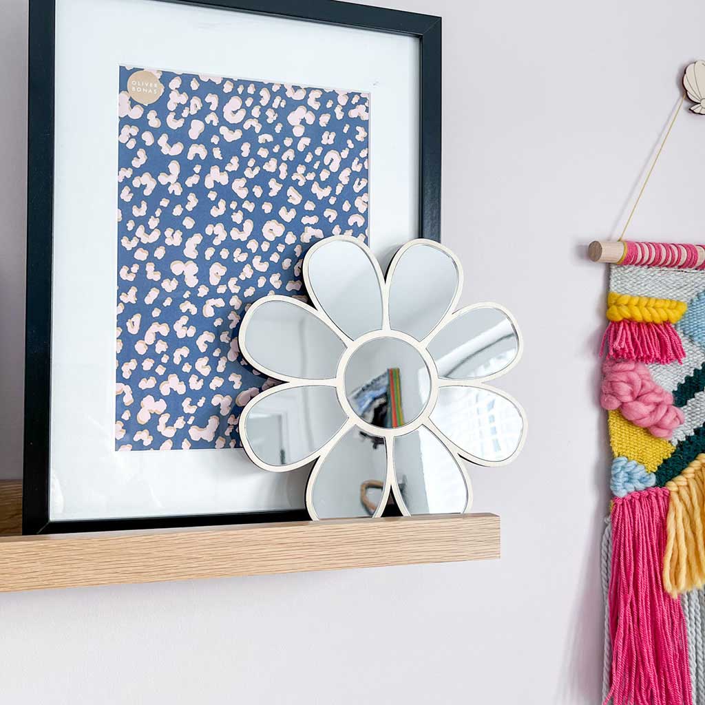 flower mirror children's nursery