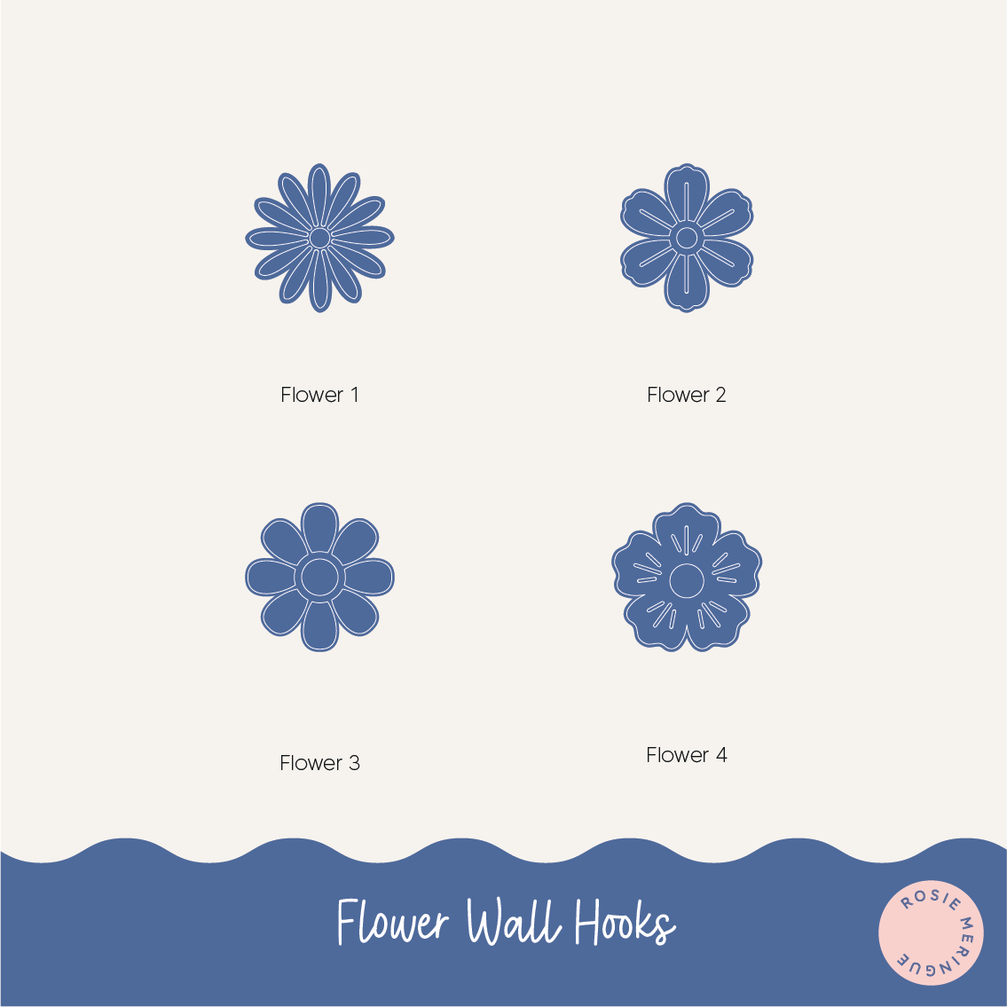 Flower Wall Hooks