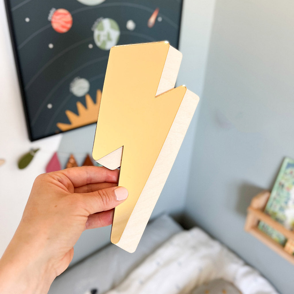 Lightening Bolt Wall Decor
