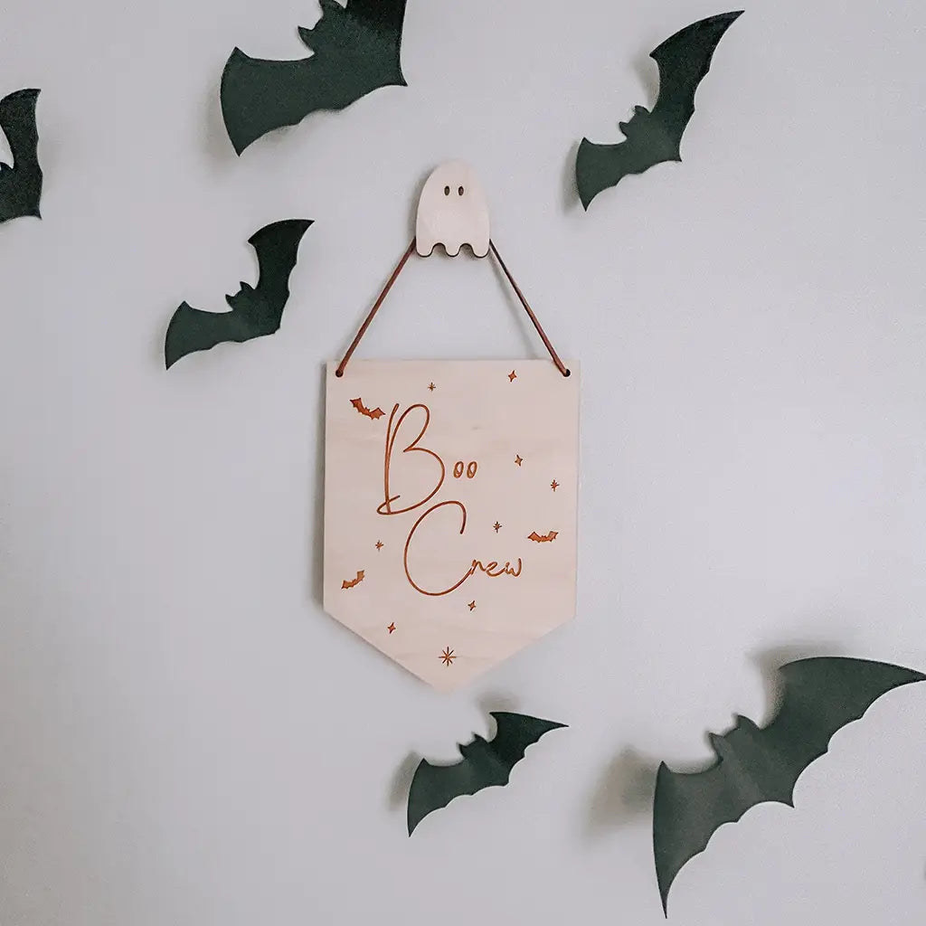 Boo Crew Plaque