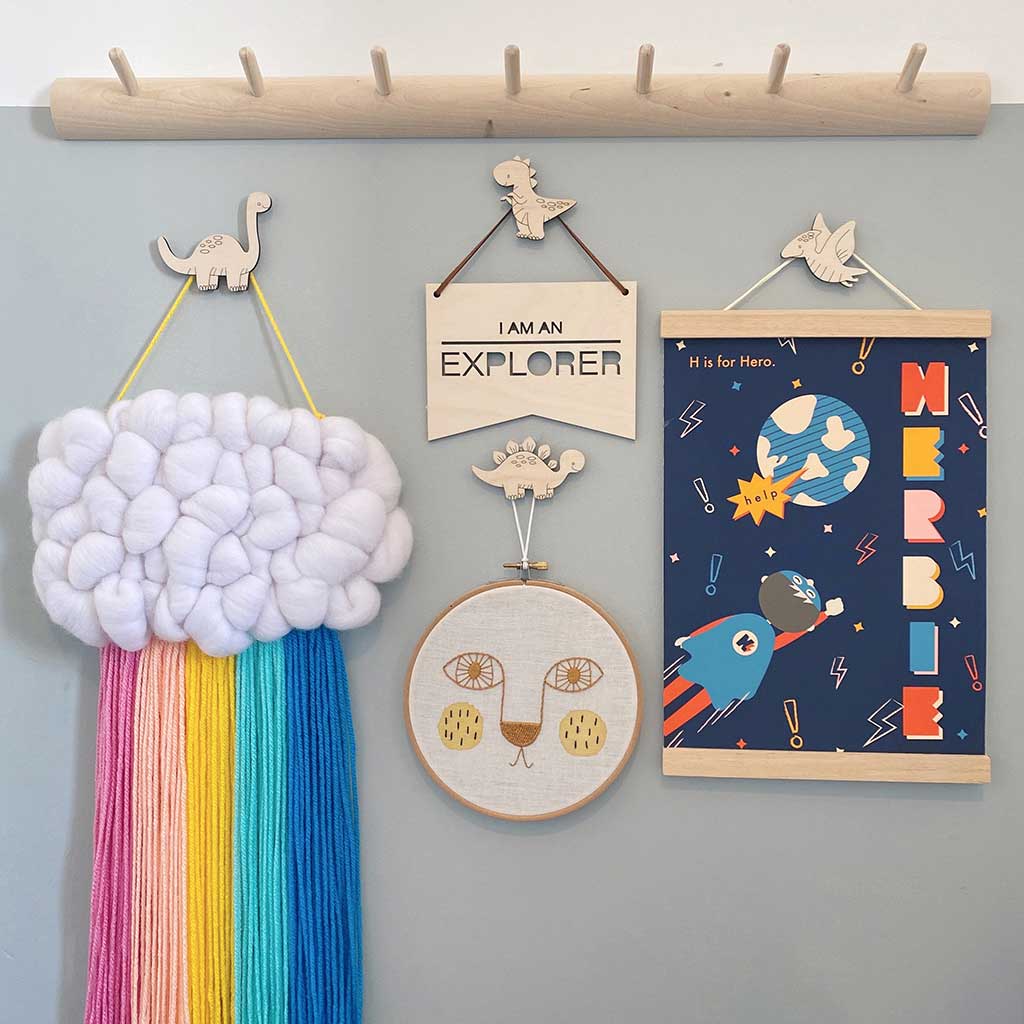 Dinosaur Wall Hooks