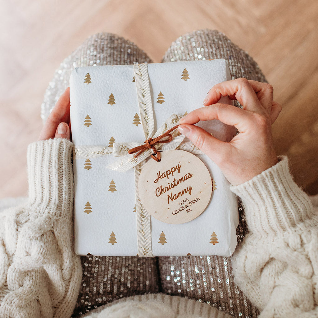 Happy Christmas Personalised Bauble