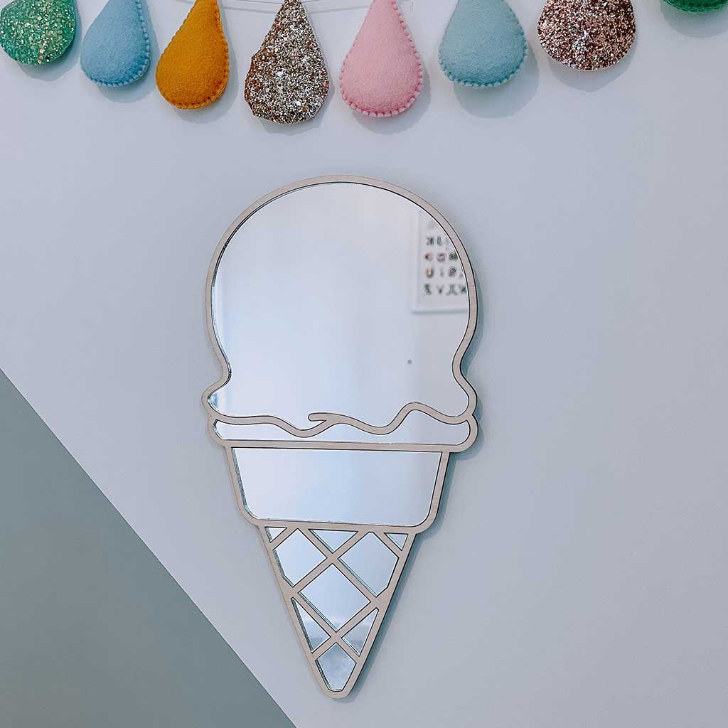 ice cream mirror kids bedroom