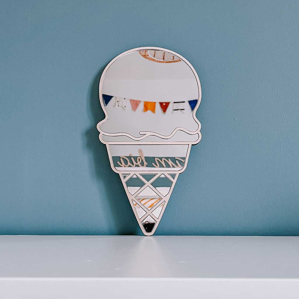 ice cream mirror children's nursery