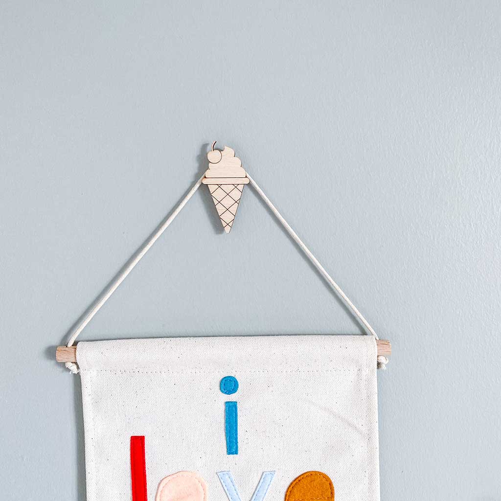Ice Cream Wall Hooks