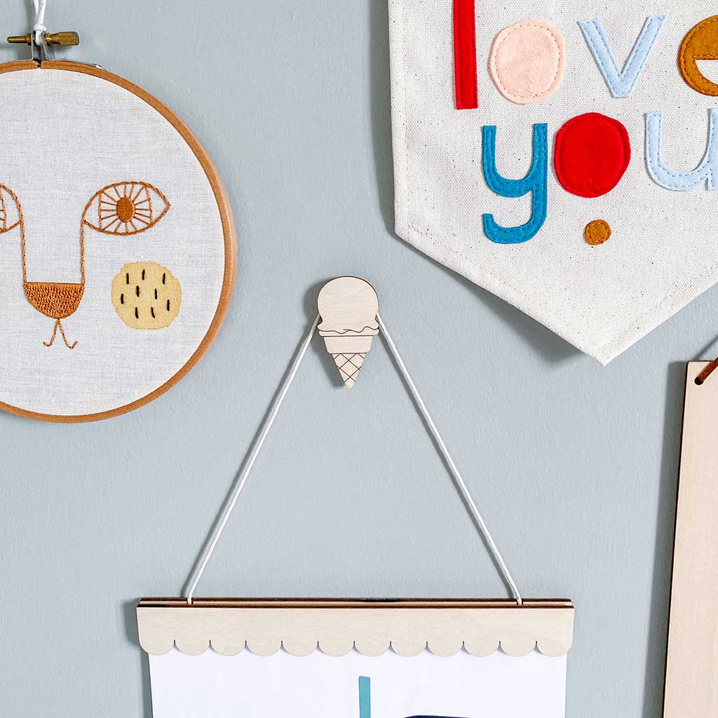 Ice Cream Wall Hooks