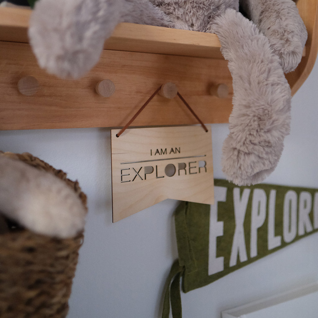 I Am An Explorer Plaque