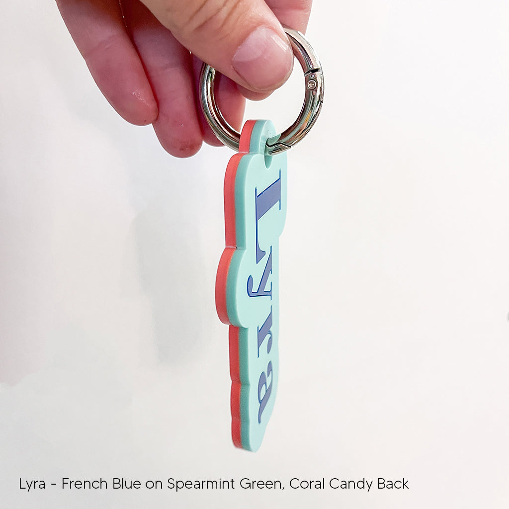 Large Triple Layered Keyring