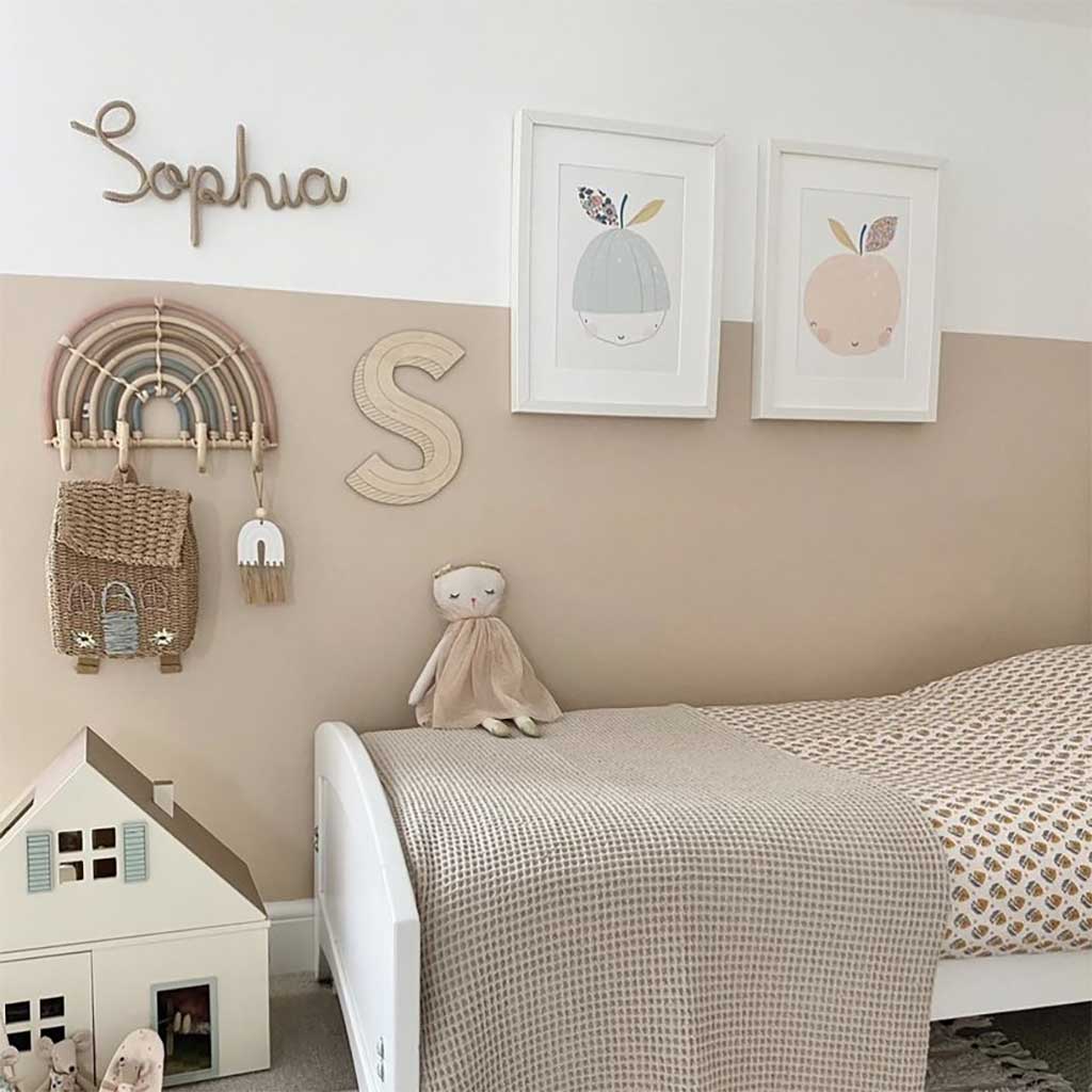 Medium Striped Letters/Numbers