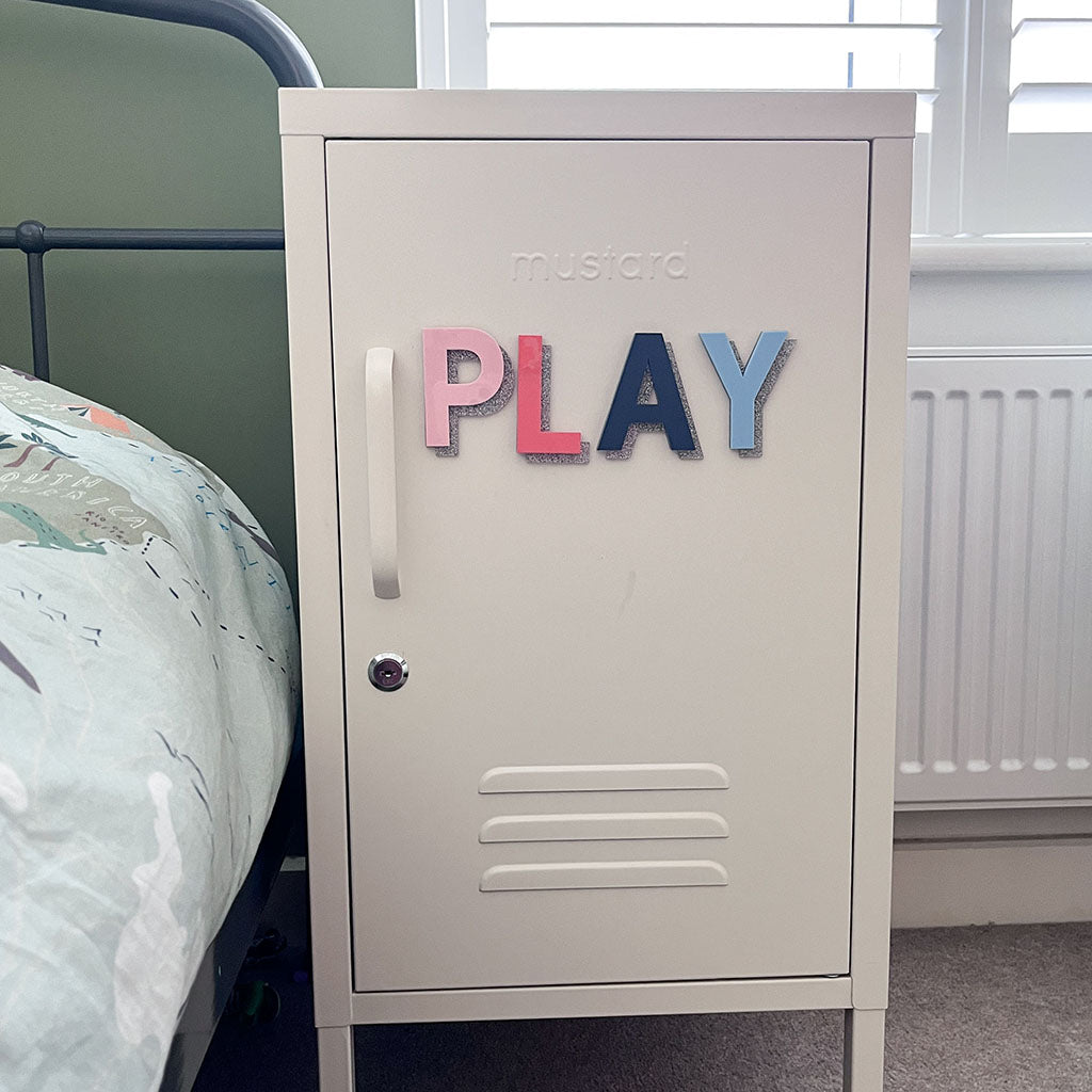 Magnetic Locker Letters Script