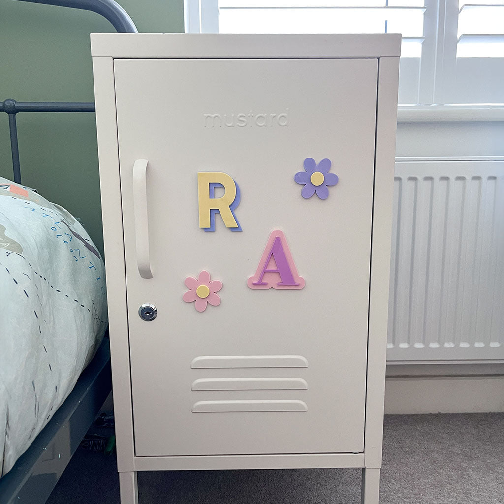 Magnetic Locker Letters Script