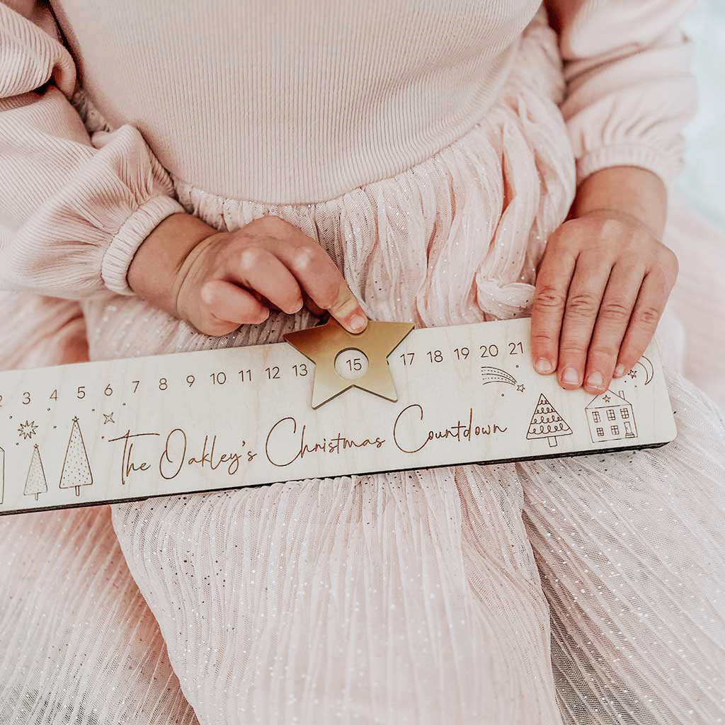 Christmas Countdown Boards Personalised