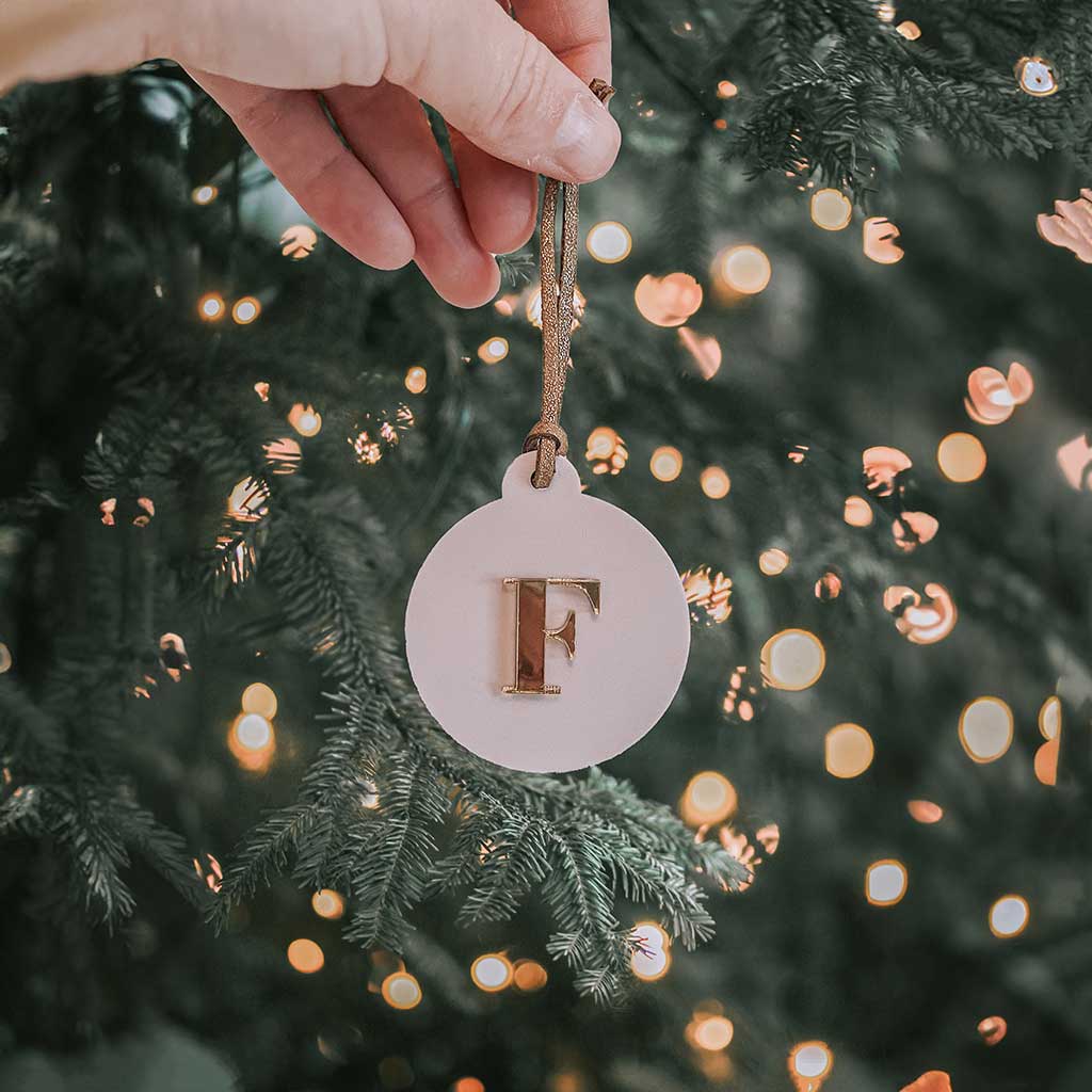 Colourful Initial Bauble