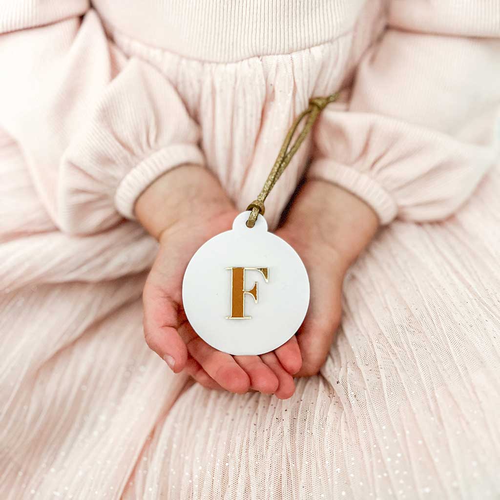 Colourful Initial Bauble