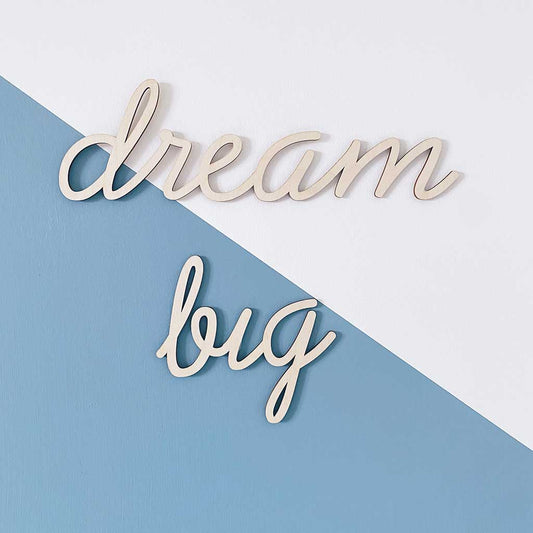 Dream Big Wall Sign